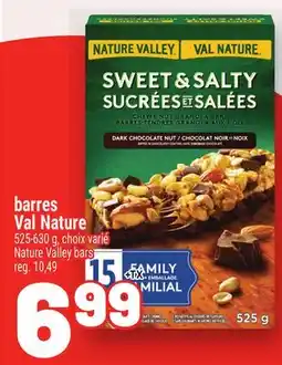 Metro BARRES VAL NATURE | NATURE VALLEY BARS offer