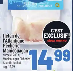Metro FLÉTAN DE L'ATLANTIQUE PÊCHERIE MANICOUAGAN | MANICOUAGAN SURGELÉ FISHERIES ATLANTIC HALIBUT offer