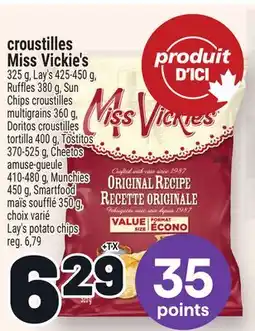 Metro CROUSTILLES MISS VICKIE'S | LAY'S POTATO CHIPS offer