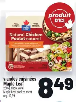 Metro VIANDES CUISINÉES MAPLE LEAF | MAPLE LEAF COOKED MEAT offer