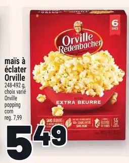 Metro MAÏS À ÉCLATER ORVILLE | ORVILLE POPPING CORN offer