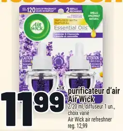 Metro PURIFICATEUR D'AIR AIR WICK | AIR WICK AIR REFRESHNER offer