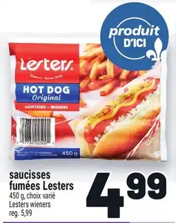 Metro SAUCISSES FUMÉES LESTERS | LESTERS WIENERS offer