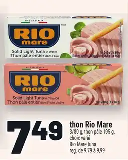 Metro THON RIO MARE | RIO MARE TUNA offer