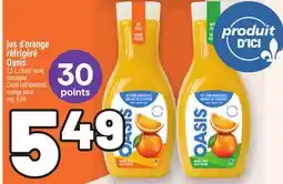 Metro JUS D'ORANGE RÉFRIGÉRÉ OASIS | OASIS REFRIGERATED ORANGE JUICE offer