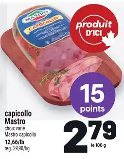 Metro CAPICOLLO MASTRO | MASTRO CAPICOLLO offer