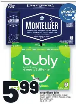 Metro EAU PÉTILLANTE BUBLY | BUBLY SPARKLING WATER offer
