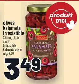 Metro OLIVES KALAMATA IRRÉSISTIBLE | IRRÉSISTIBLE KALAMATA OLIVES offer