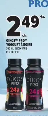 Metro OIKOS PRO YOGOURT À BOIRE offer