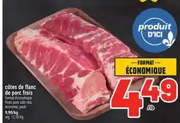 Metro CÔTES DE FLANC DE PORC FRAIS | FRESH PORK SIDE RIBS offer