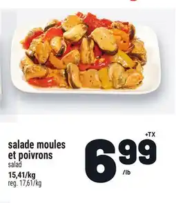 Metro SALADE MOULES ET POIVRONS | SALAD offer