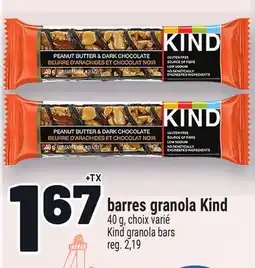 Metro BARRES GRANOLA KIND | KIND GRANOLA BARS offer
