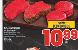 Metro BIFTECKS FRANÇAIS OU TOURNEDOS | FRENCH STYLE STEAKS offer