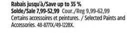 Canadian Tire Premier Selected Paints and Accessories offer