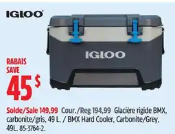 Canadian Tire IGLOO BMX Hard Cooler, Carbonite/Grey offer