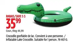 Canadian Tire Pathfinder Inflatable Lake Crocodile offer