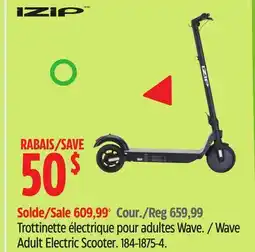 Canadian Tire Izip Wave Adult Electric Scooter offer