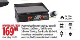 Canadian Tire MASTER CHEF Turismo 2-Burner Tabletop Gas Griddle offer