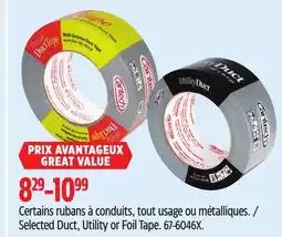 Canadian Tire Selected Duct offer