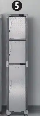 Canadian Tire Mastercraft 3-Door Locker with 3 Shelves, Diamond Series offer