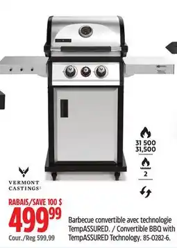 Canadian Tire Vermont Casting Convertible BBQ with TempASSURED Technology offer