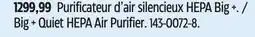Canadian Tire Big + Quiet HEPA Air Purifier offer
