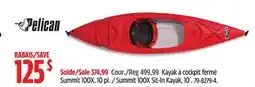 Canadian Tire Pelican Summit 100X Sit-In Kayak, 10´ offer