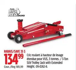 Canadian Tire Torin BIG RED Trolley SUV Trolley Jack with Extended Height offer