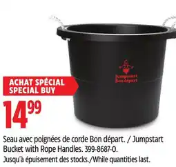 Canadian Tire Gracious Living Bucket with Rope Handles offer