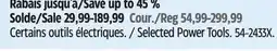 Canadian Tire Selected Power Tools offer