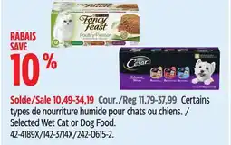 Canadian Tire Selected Wet Cat or Dog Food offer