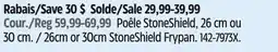 Canadian Tire T Fal 26cm or 30cm StoneShield Frypan offer