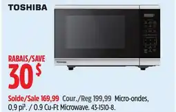 Canadian Tire Toshiba 0.9 Cu-Ft Microwave offer