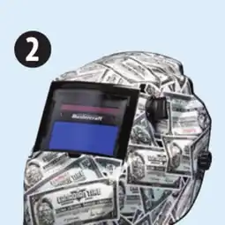 Canadian Tire Auto-Dark Welding Helmet 'CT Money' design offer
