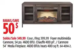 Canadian Tire Canmore 54˝ Media Fireplace offer