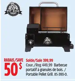 Canadian Tire Pit Boss Portable Pellet Grill offer