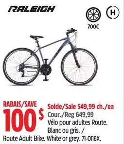 Canadian Tire Raleigh Route Adult Bike offer