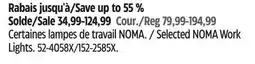 Canadian Tire Selected NOMA Work Lights offer