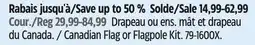 Canadian Tire Canadian Flag or Flagpole Kit offer