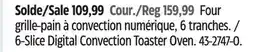 Canadian Tire MASTER Chef 6-Slice Digital Convection Toaster Oven offer
