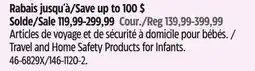 Canadian Tire Travel and Home Safety Products for Infants offer