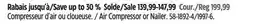 Canadian Tire Mastercraft Air Compressor or Nailer offer
