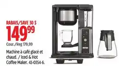 Canadian Tire Iced & Hot Coffee Maker offer