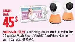 Canadian Tire Vtech 5˝ Fixed Video Monitor with 2 Cameras offer