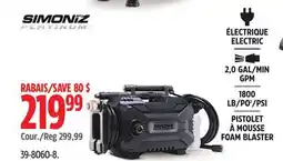 Canadian Tire Platinum1800 PSI 2.0 GPM Corded Cold Water Brushed Electric offer