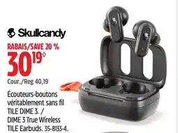 Canadian Tire DIME 3 True Wireless TILE Earbuds offer