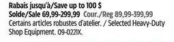 Canadian Tire Selected Heavy-Duty Shop Equipment offer