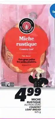 IGA AU PAIN DORÉ COUNTRY LOAF BREAD offer