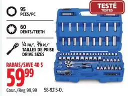 Canadian Tire Mastercraft ¼ PO/, ⅜ PO/ TAILLES DE PRISE DRIVE SIZES offer