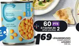 IGA COMPLIMENTS LEGUMES offer